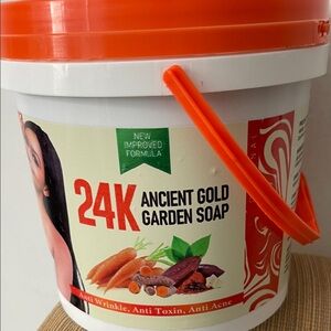 24K Ancient Gold Garden Soap - Orange & White